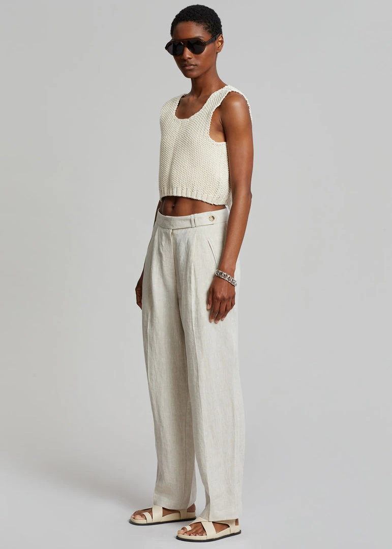 Plat Giada Knit Vest - Cream 3 Plat Giada Knit Vest - Cream