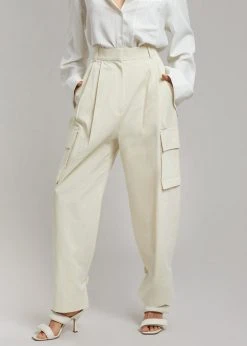Blossom Gianna Cargo Pants - Cream 13 Blossom Gianna Cargo Pants - Cream