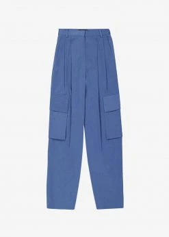 Blossom Gianna Cargo Pants - Medium Wash CLOTHING