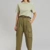 Blossom Gianna Cargo Pants - Olive