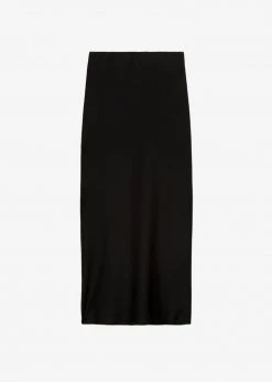 The Frankie Shop Gio Silky Midi Skirt - Black 27 The Frankie Shop Gio Silky Midi Skirt - Black