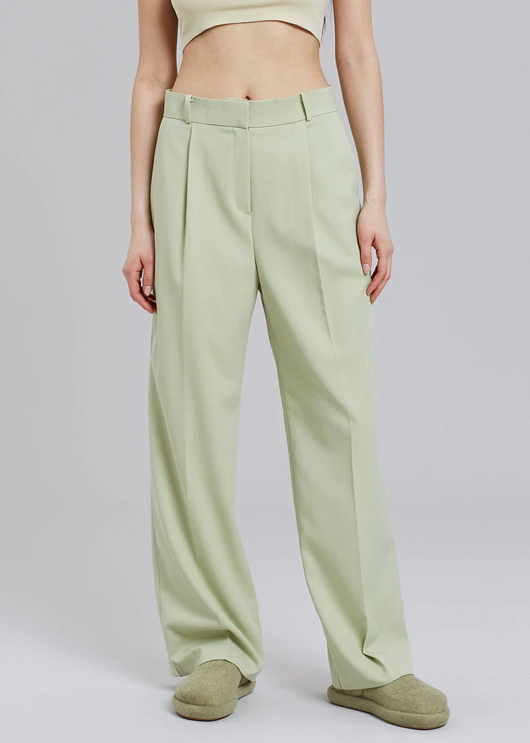 The Frankie Shop CLOTHING Giulia Suit Pants - Melon 7 The Frankie Shop CLOTHING Giulia Suit Pants - Melon