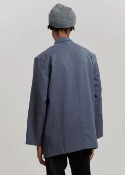 The Frankie Shop Notch Lapel Blazer - Graphite CLOTHING