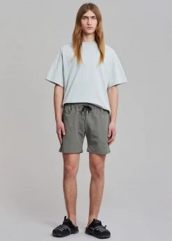 The Frankie Shop Guido Nylon Shorts - Grey Men