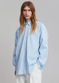 Hash Men Gus Oversized Shirt - Blue 11 Hash Men Gus Oversized Shirt - Blue