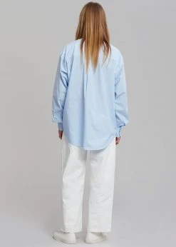 Hash Men Gus Oversized Shirt - Blue 14 Hash Men Gus Oversized Shirt - Blue