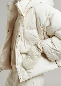 Cafe Noir Hal Puffy Mittens - Birch ACCESSORIES