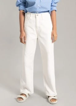 The Frankie Shop Hann Denim Pants - White CLOTHING 16 The Frankie Shop Hann Denim Pants - White CLOTHING