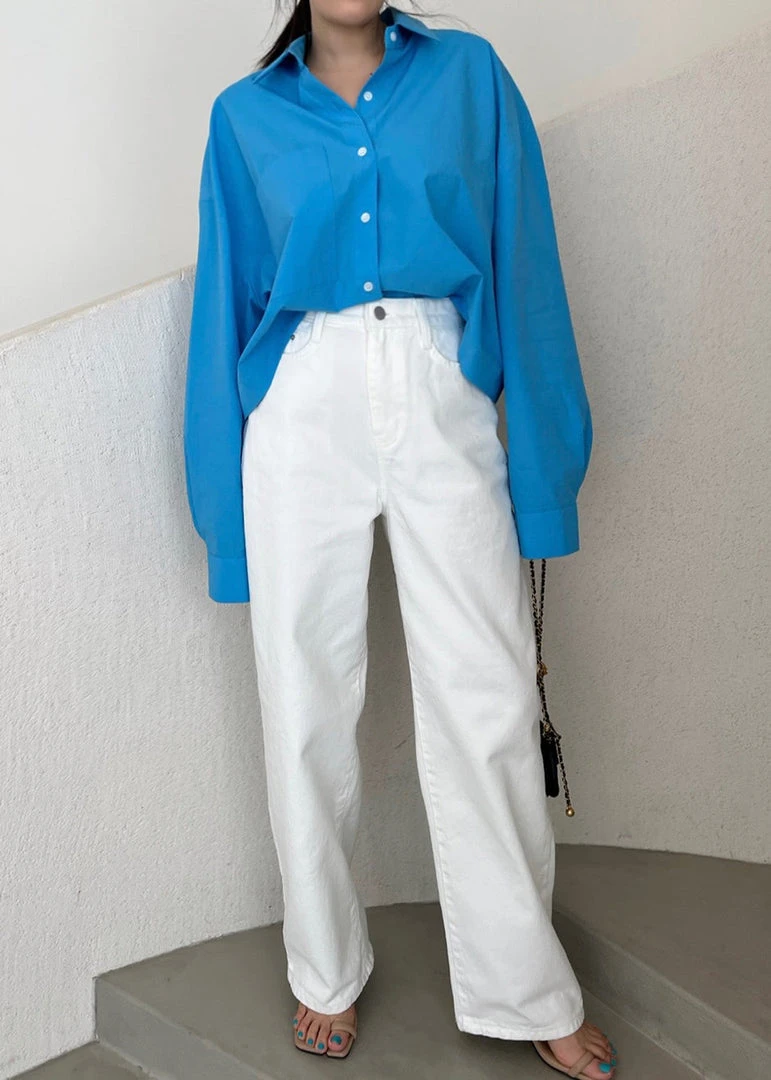 The Frankie Shop Hann Denim Pants - White CLOTHING 9 The Frankie Shop Hann Denim Pants - White CLOTHING