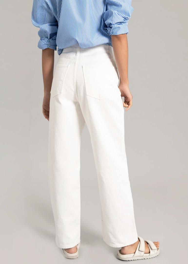 The Frankie Shop Hann Denim Pants - White CLOTHING 14 The Frankie Shop Hann Denim Pants - White CLOTHING