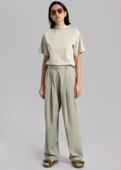 Inni Hattie Pleated Pants - Sage