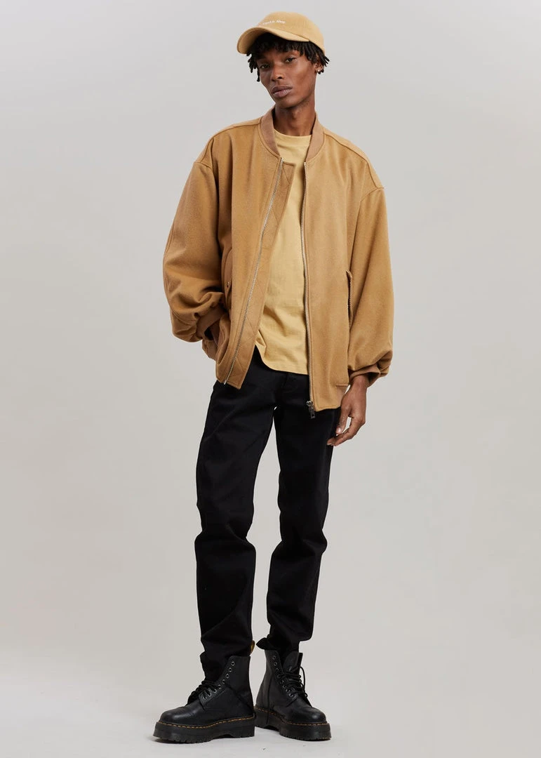 The Frankie Shop CLOTHING Hedy Bomber Jacket - Caramel 16 The Frankie Shop CLOTHING Hedy Bomber Jacket - Caramel