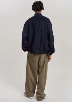 The Frankie Shop Hedy Bomber Jacket - Deep Navy 12 The Frankie Shop Hedy Bomber Jacket - Deep Navy