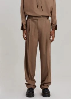 The Frankie Shop Heith Flanelle Suit Pants - Hazelnut 8 The Frankie Shop Heith Flanelle Suit Pants - Hazelnut