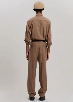 The Frankie Shop Heith Flanelle Suit Pants - Hazelnut 11 The Frankie Shop Heith Flanelle Suit Pants - Hazelnut