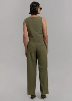 Beside You Holi Pants - Olive CLOTHING