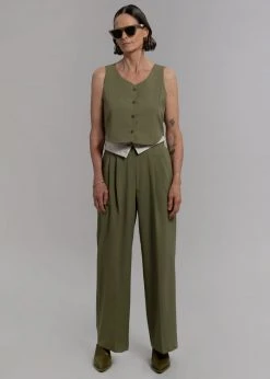 Beside You CLOTHING Holi Vest - Olive