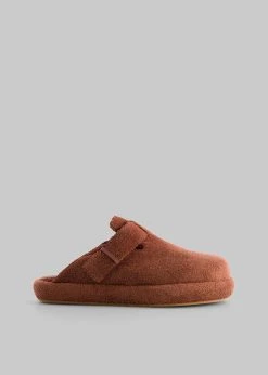 Ilio Smeraldo X TFS Terrycloth Chunky Clog - Brown SHOES