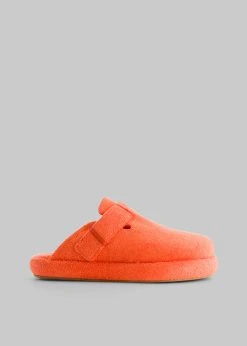 Ilio Smeraldo X TFS Terrycloth Chunky Clog - Orange SHOES