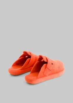 Ilio Smeraldo X TFS Terrycloth Chunky Clog - Orange SHOES