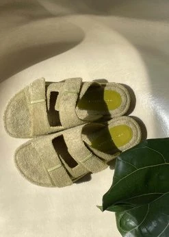 SHOES Ilio Smeraldo X TFS Terrycloth Chunky Sandal - Kaki