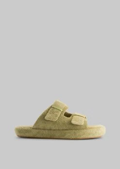 SHOES Ilio Smeraldo X TFS Terrycloth Chunky Sandal - Kaki