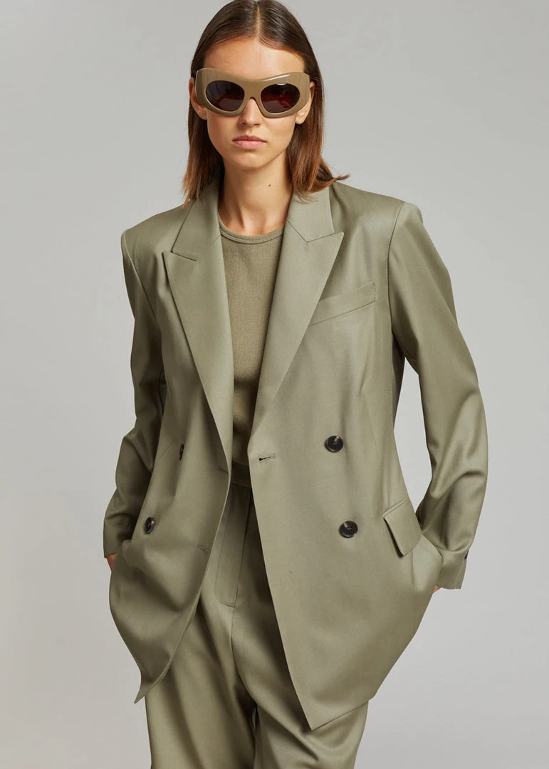 Another Avenue CLOTHING Irina Blazer - Olive 3 Another Avenue CLOTHING Irina Blazer - Olive