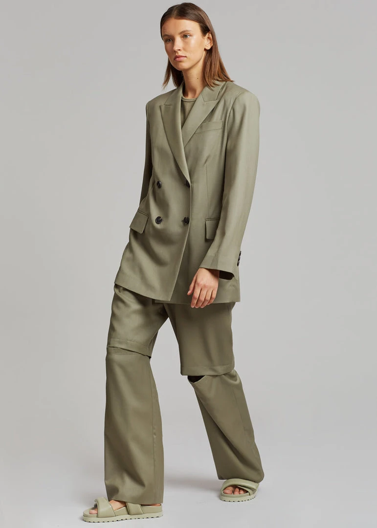 Another Avenue CLOTHING Irina Blazer - Olive 2 Another Avenue CLOTHING Irina Blazer - Olive