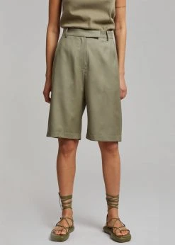 Blossom CLOTHING Irina Slit Pants - Olive
