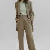 The Frankie Shop Isla Tailored Trousers - Coriander CLOTHING