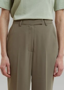 The Frankie Shop Isla Tailored Trousers - Coriander CLOTHING