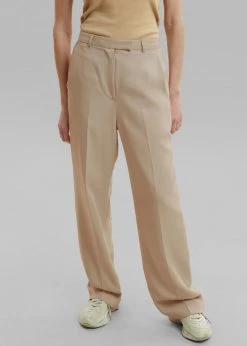 The Frankie Shop CLOTHING Isla Tailored Trousers - Natural 11 The Frankie Shop CLOTHING Isla Tailored Trousers - Natural