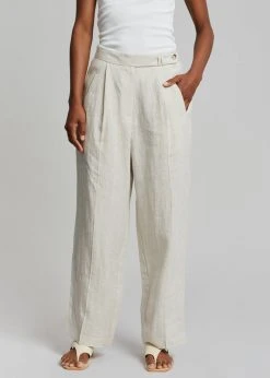 Platz Jago Linen Pants - Sand