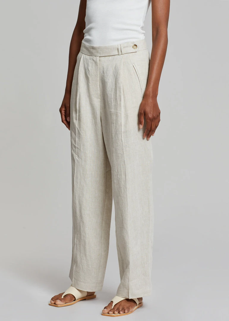 Platz Jago Linen Pants - Sand 5 Platz Jago Linen Pants - Sand