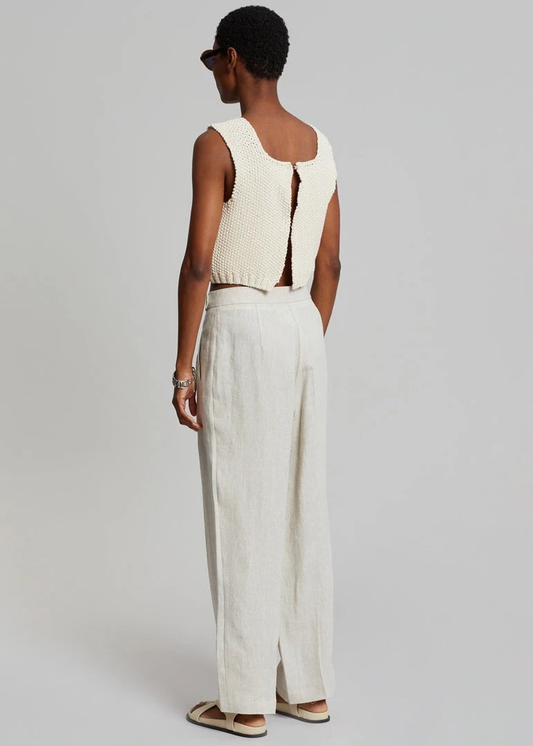 Platz Jago Linen Pants - Sand 7 Platz Jago Linen Pants - Sand