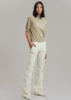 The Frankie Shop CLOTHING Janis Corduroy Pants - White