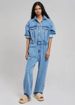 Paper Moon Jas Denim Jumpsuit - Dark Indigo CLOTHING