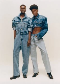 Paper Moon Jas Denim Jumpsuit - Dark Indigo CLOTHING