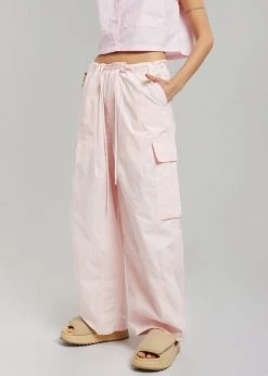Another Avenue Jenna Cargo Joggers - Pink CLOTHING