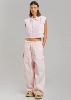 Another Avenue Jenna Cargo Joggers - Pink CLOTHING