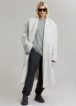 The Frankie Shop CLOTHING John Oversized Coat - Birch