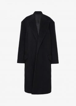 The Frankie Shop CLOTHING John Oversized Coat - Black