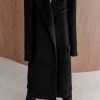 The Frankie Shop CLOTHING John Oversized Coat - Black