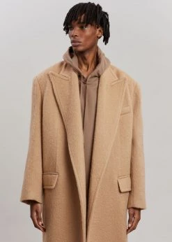 The Frankie Shop CLOTHING John Oversized Coat - Camel