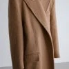 The Frankie Shop CLOTHING John Oversized Coat - Camel