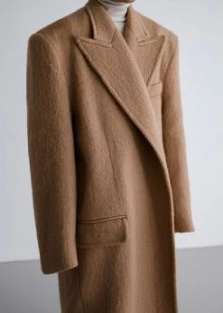The Frankie Shop CLOTHING John Oversized Coat - Camel