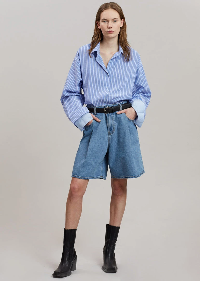 Brick Lane CLOTHING Joss Denim Shorts - Worn Wash 3 Brick Lane CLOTHING Joss Denim Shorts - Worn Wash