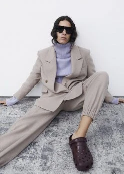 The Frankie Shop CLOTHING Joya Roll Neck Sweater - Lavender