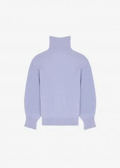 The Frankie Shop CLOTHING Joya Roll Neck Sweater - Lavender