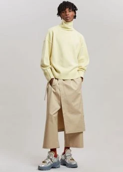 The Frankie Shop CLOTHING Joya Roll Neck Sweater - Lemon
